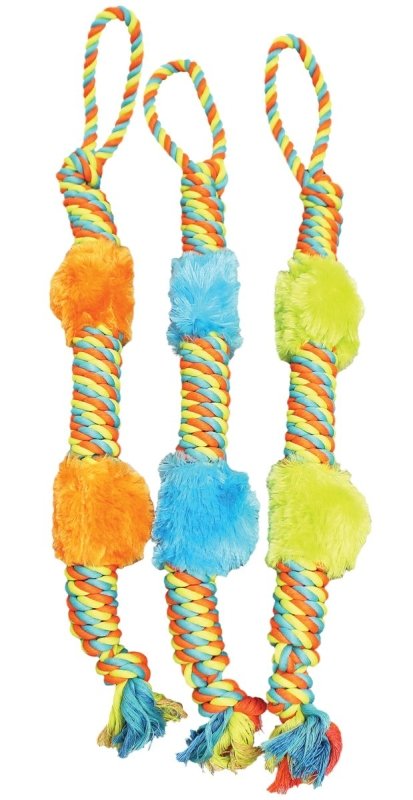 TOY PET TUG PLUSH ROPE        