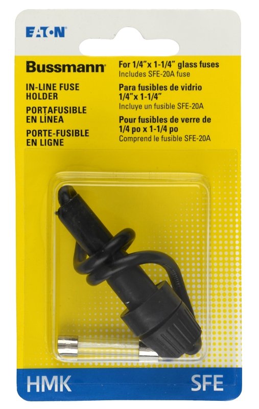 HOLDER FUSE GLS TB BLK 32V 30A