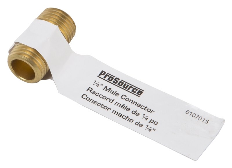 CONNECTOR MALE BRS 1/4 NPT    