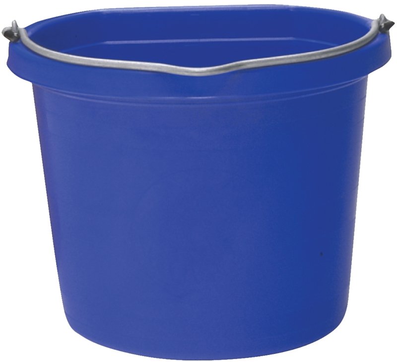 BUCKET FLAT BACK BLUE 20QT    
