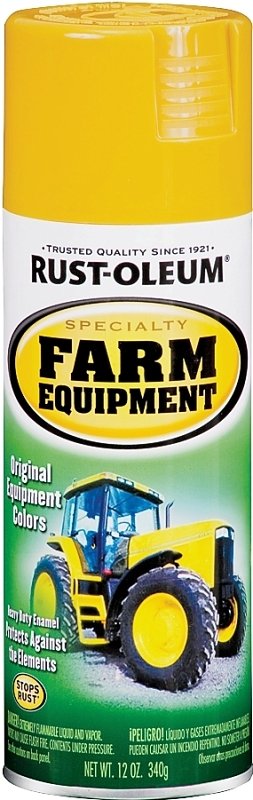 PAINT SPRAY FARM CAT YEL 12OZ 