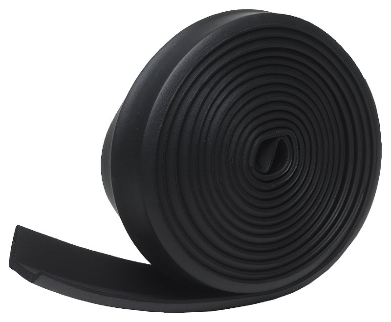 WEATHERSTRIP GARAGE DR 16FT BL