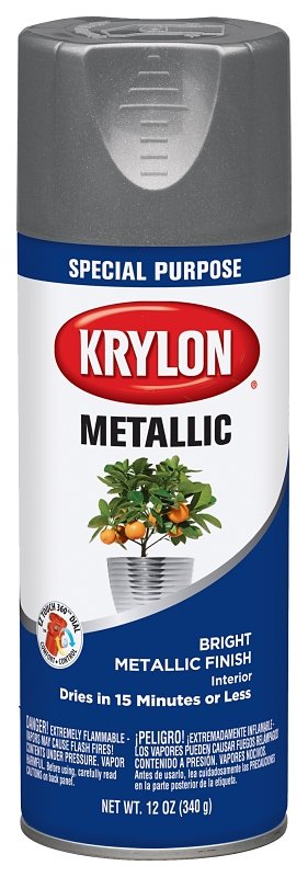 PAINT SPRAY GLO DULL ALUM 12OZ