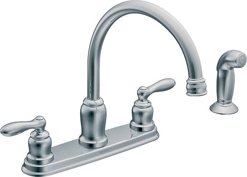 KITCHEN FAUCET 2-HNDL SPRY CH 