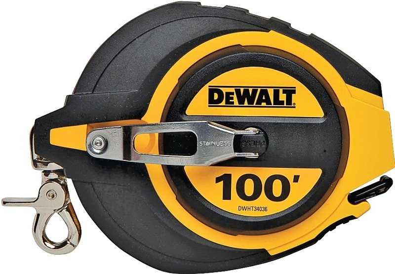 RULE TAPE 100FTX3/8IN CLSED CS