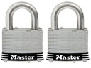 PADLOCK 2IN LAM S/S SHACKL 2PK