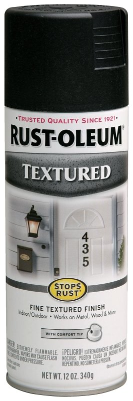 [6183198] PAINT SPRY TEXTURED BLACK 12OZ