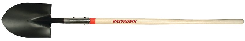 SHOVEL RND PT WOOD HANDLE 48IN