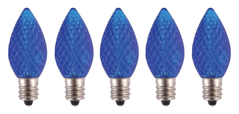 BULB LED RETRO C7 CRYSTAL BLUE