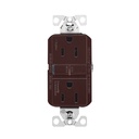 RECEPTACLE GFCI BROWN 15A 125V