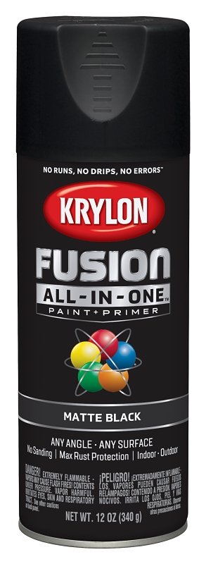 [2809515] PAINT SPRY MATTE BLACK 12OZ   