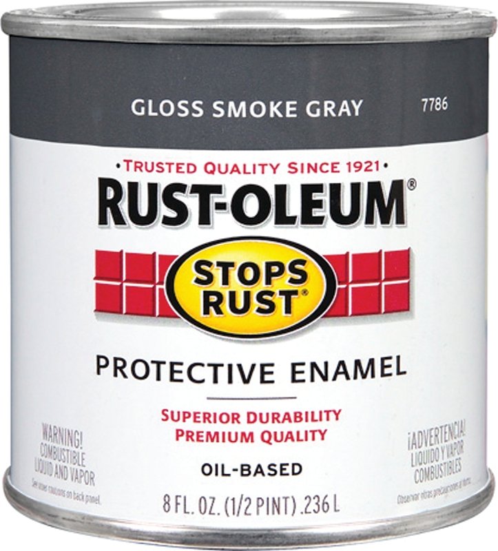 PAINT RUST OBS SMKY GRAY 1/2PT