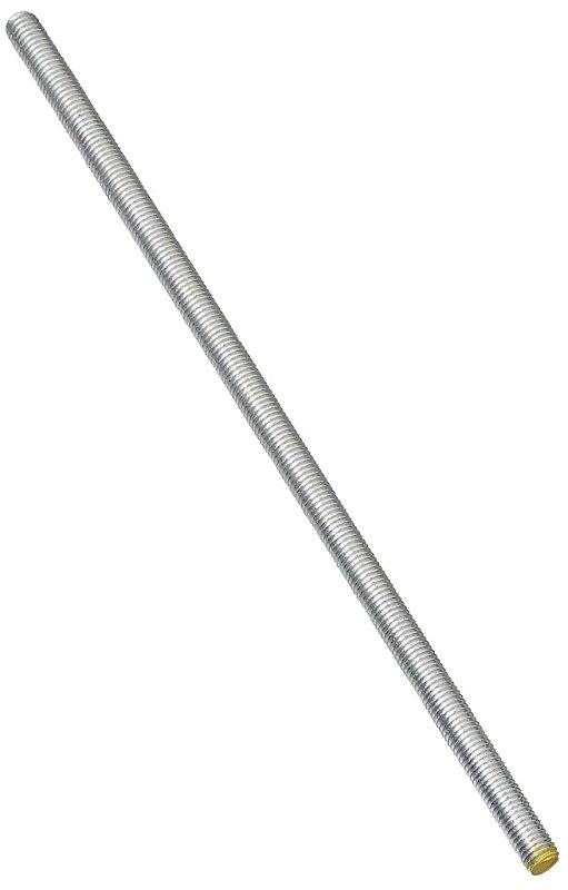 STEEL ROD THRD ZN YEL3/8-16X72