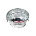 TUB LOW-FLAT HOT-DIP STL 1QT  