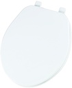 TOILET SEAT RND PLASTIC WHITE 