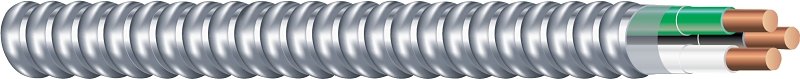 CABLE ARMORED METAL 12/2 100FT