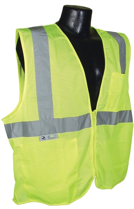 VEST SAFETY CLASS2 MESH GRN2XL