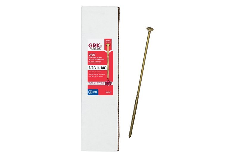 SCREW RUG STRUCT 3/8X14-1/8IN 