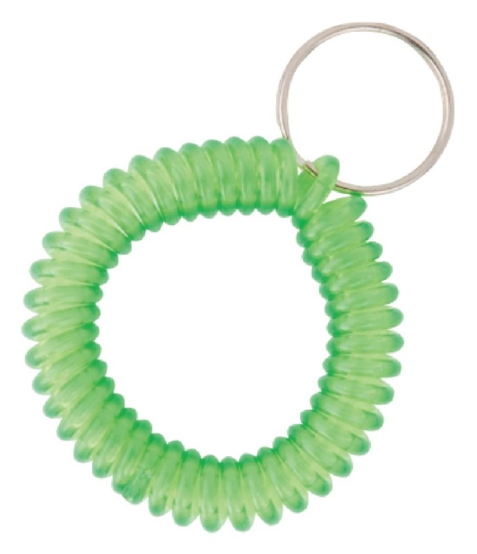 KEY HOLDER WRIST COILED PLASTC