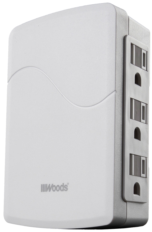 TAP WALL S/E 6-OUTLET WHITE   