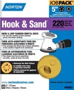SANDING DISC H/L 5IN 220GRIT  