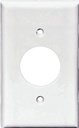 WALLPLATE 1G1RD STD 15/20A WHT