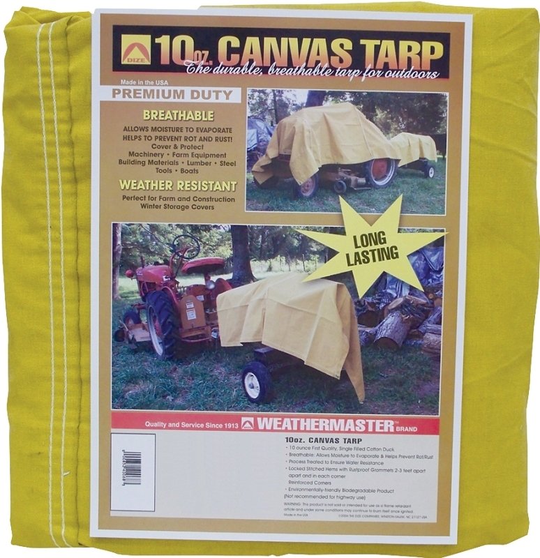TARP CANVAS 10X12FT 10OZ      