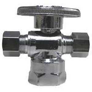 VALVE DUAL 1/2F X 3/8C X 3/8C 