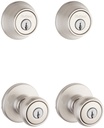 DOOR ENTRY KNOB/DEADBOLT PACK 