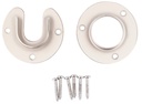 FLANGE SET STN NCKL FINISH    