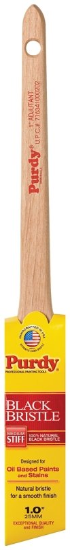 BRUSH ANGLED SASH BLK CHN 1IN 