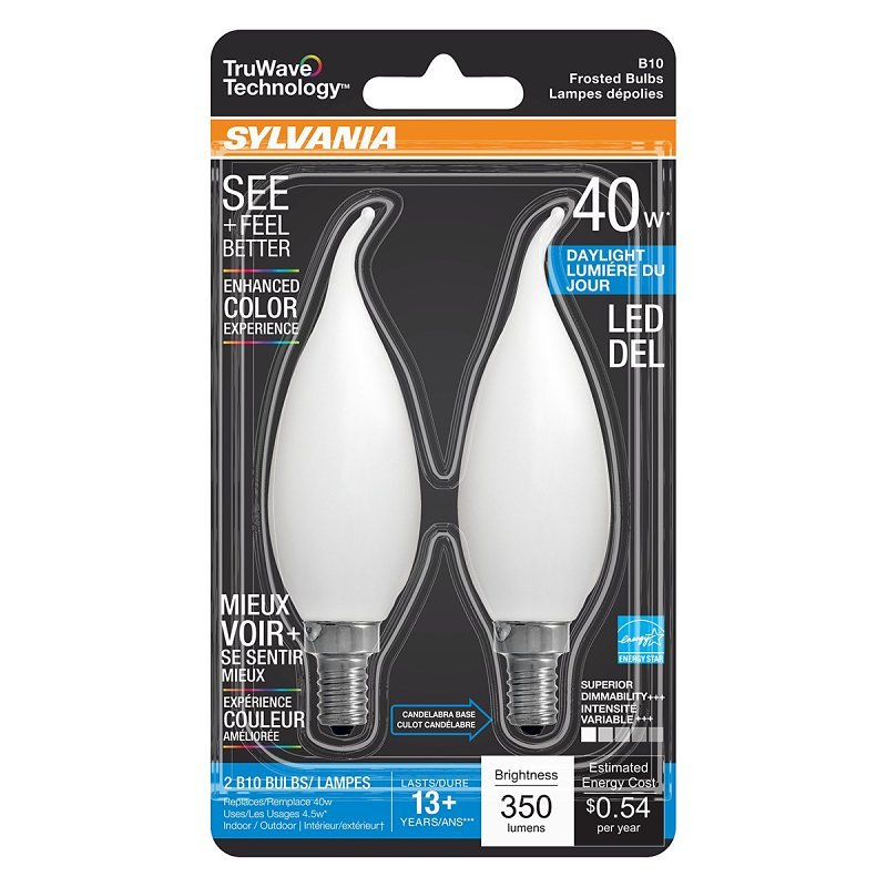 BULB LED B10/C FROST DAYLT 4W 