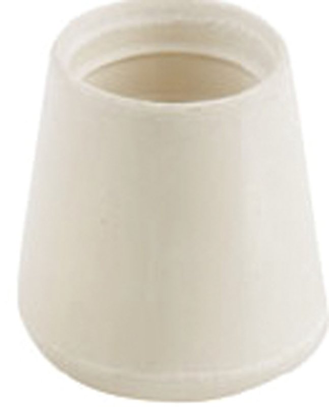TIP FURNITURE LEG 1-1/4IN WHT 