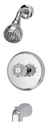 FAUCET TUB/SHOWER SGL HDL CHRM
