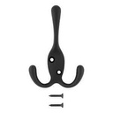 ROBE HOOK TRIPLE MATTE BLACK  