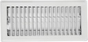 REGISTER FLOOR 2-1/4X12IN WHT 
