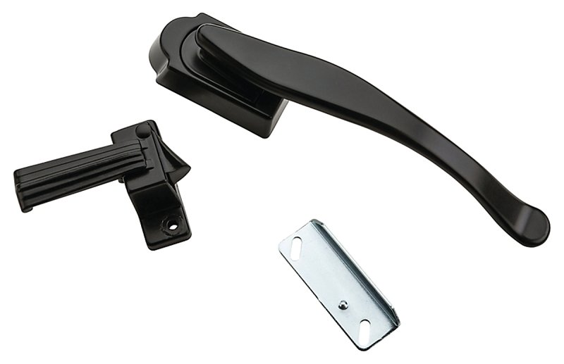 LATCH STORM DOOR BLACK        
