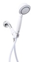SHOWER HANDHELD 5SPRY STTG WHT