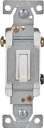 SWITCH 3-WAY S/WIRE WHITE BX10