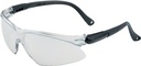 GLASSES SAFETY BLK W/SLVR LENS