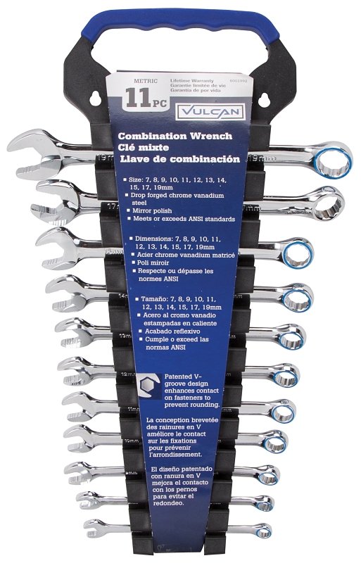 WRENCH COMBO SET 11PC METRIC  