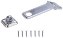 HASP SAFETY ZINC STEEL 4-1/2IN