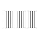 RAILING STEEL BLACK 34 X 72IN 