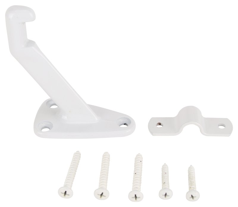 BRACKET HANDRAIL WHT FIN ZINC 