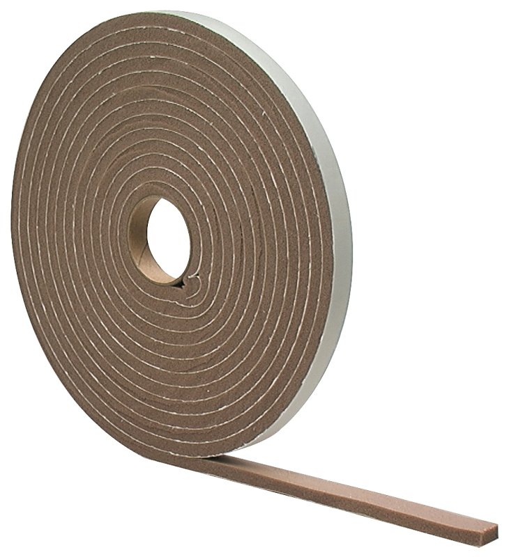 WEATHERSTRIP TAPE HD 17FT GRY 