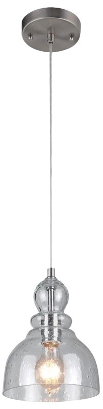PENDANT MINI BN W/CLR GLS 1LT 