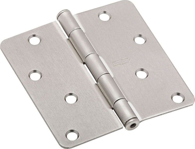 HINGE DOOR 4IN SATIN NKL STL  
