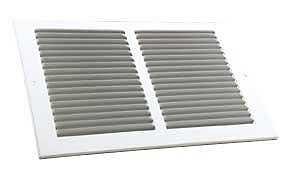 GRILLE SIDEWALL WHITE 8X16IN  