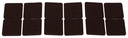 PAD FELT LIGHT DUTY 1IN X 1IN 