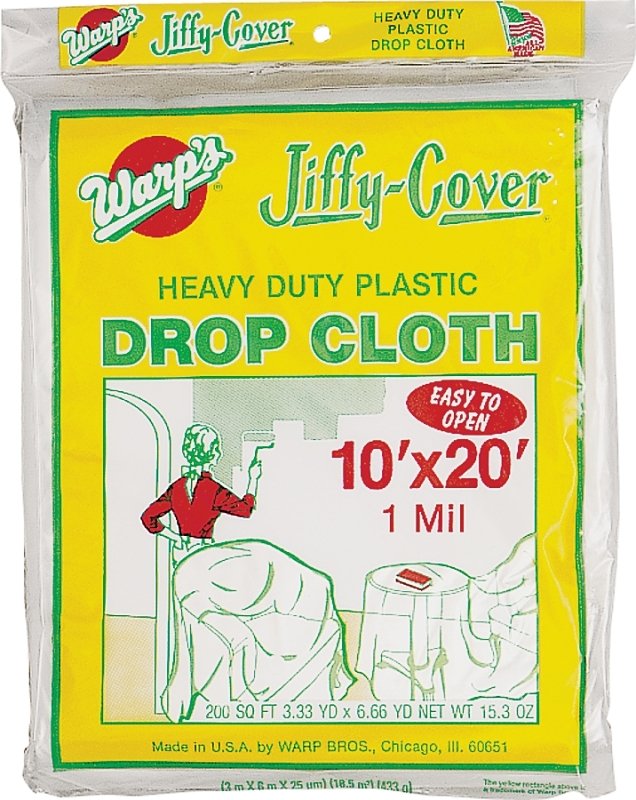 CLOTH DROP PLSTC 1MIL 10X20FT 